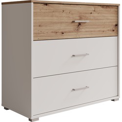 Meubella Ladekast Butcher - Wit - 93 cm