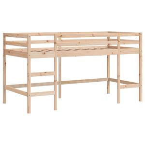 VidaXL Kinderhoogslaper met ladder 90x200 cm massief grenenhout