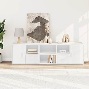 VidaXL Hoekkast 160x40x45 cm bewerkt hout wit
