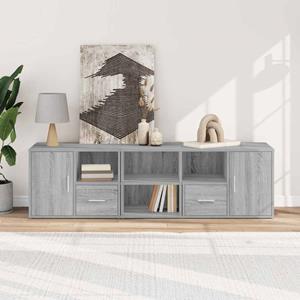 VidaXL Hoekkast 160x40x45 cm bewerkt hout grijs sonoma eikenkleurig