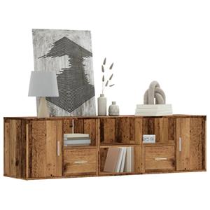 VidaXL Hoekkast 160x40x45 cm bewerkt hout oud hout
