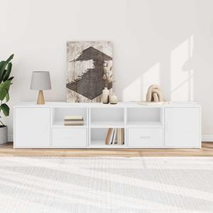 VidaXL Hoekkast 200x40x45 cm bewerkt hout wit