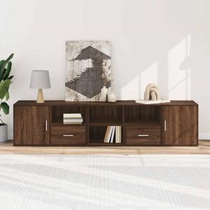 VidaXL Hoekkast 200x40x45 cm bewerkt hout bruin eikenkleurig