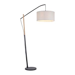 JUST LIGHT. Green Sofie vloerlamp met papieren kap