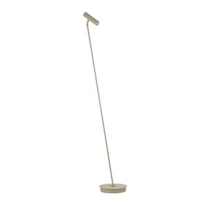 HELL LED vloerlamp Tom Pro, zandkleurig, 1-lamp, CCT, dimmer