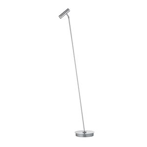 HELL LED vloerlamp Tom Pro, mat nikkel, 1-lamp, CCT, dimmer