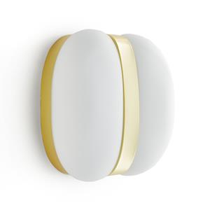 LA REDOUTE INTERIEURS Wandlamp in messing en opaline glas, Sitira