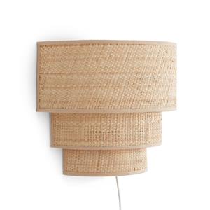 LA REDOUTE INTERIEURS Drievoudige wandlamp in raffia, Dolkie