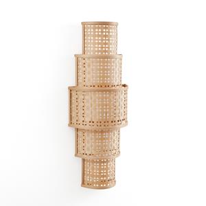 LA REDOUTE INTERIEURS Wandlamp in bamboe H63 cm, Trepino