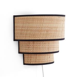 LA REDOUTE INTERIEURS Drievoudige wandlamp in raffia, Dolkie
