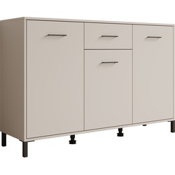 Meubella Dressoir Vidor - Beige - 138 cm - 1 lade