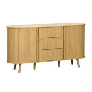 Sweeek  Scandinavisch dressoir, 2 schuifdeuren, 3 laden, 150cm