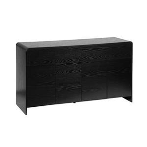 Sweeek  Dressoir met 2 lades en 4 deuren met afgerond houteffect