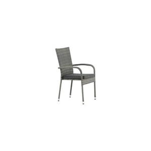 Venture Home Anna Eetkamerstoel 64 x 95 x 55 - Grijs - 2-pack