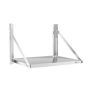 Royal Catering Wandplank - inklapbaar - 60 x 45 cm - 40 kg - roestvrij staal