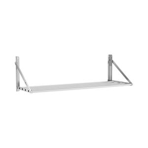Royal Catering Wandplank - inklapbaar - 120 x 45 cm - 40 kg - roestvrij staal