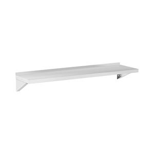 Royal Catering Wandplank - RVS - 150x40 cm - tot 80 kg - 