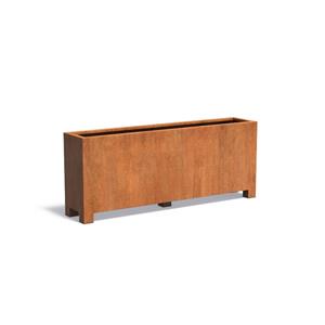 Tuinvoordeel Andes cortenstaal met poten 200x40x80 cm plantenbak