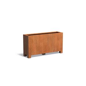 Tuinvoordeel Andes cortenstaal met poten 150x40x80 cm plantenbak