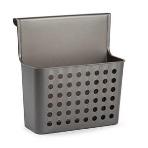 PlasticForte Badkamerrekje - antraciet - douche opbergmandje - 26x24 cm -