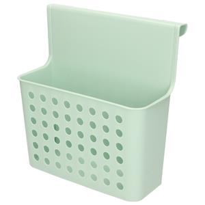 PlasticForte Badkamerrekje - mintgroen - douche opbergmandje - 26x24 cm -