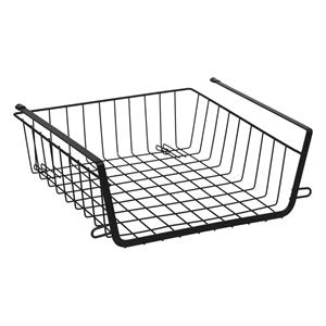 5five Hangmand voor kast - metaal - 31 x 31 x 12 cm - zwart - kastmandje - opbergers -
