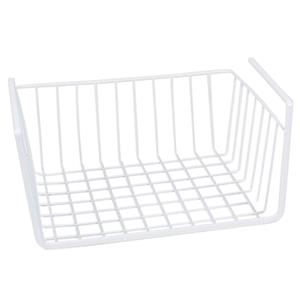 Gerimport Kastmand - wit - metaal - 30 x 25,5 x 14 cm - opberg hangmand -