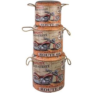 Signes Grimalt Trunks, opbergdozen  Trunks Route 66 3 Eenheden