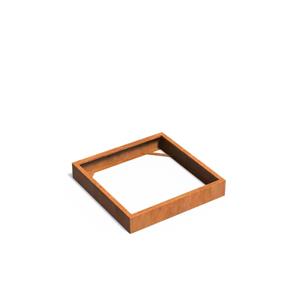 Tuinvoordeel Andes cortenstaal 120x120x20 cm zonder bodem