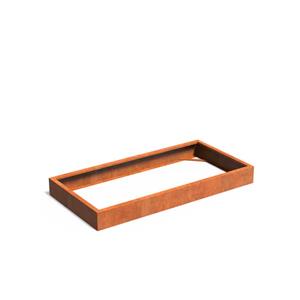Tuinvoordeel Andes cortenstaal 200x100x20 cm zonder bodem