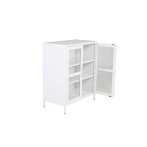 Fjôrd  Vitrinekast Wit - 97x80cm - Acero