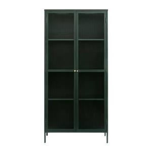 By fonQ Opal Vitrinekast - H 190 cm - Olijfgroen