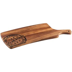Vega Eetplank Prescot met print, rechthoekig; 34x19.5x1.5 cm (LxBxH); bruin; rechthoekig