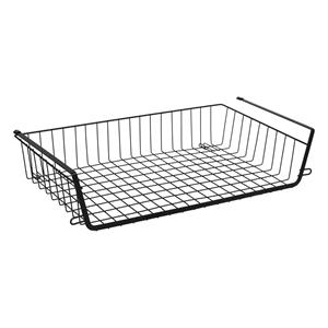5five Hangmand voor kast - metaal - 51 x 30 x 11 cm - zwart - kastmandje - opbergers -