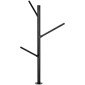 Vega Pretzel/worststandaard Cornu; 20.6x40.4 cm (ØxH); zwart; rond