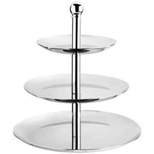 Vega Etagère Anie; 26.7x30.5 cm (ØxH); zilver; rond