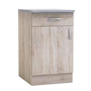 Praxis Paprika Onderkast 50cm Geborsteld Eik Melamine