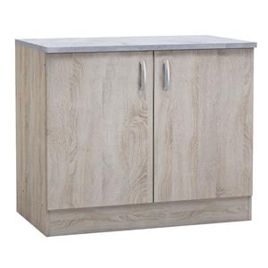Praxis Paprika Onderkast 60x100cm Geborsteld Eik Melamine