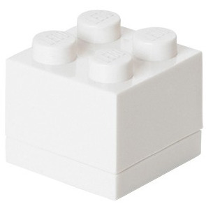 LEGO  Opbergbox Mini Brick 4, Wit - 