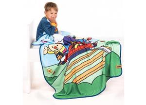 - Bumba Bumba fleeceplaid trein 110x150cm