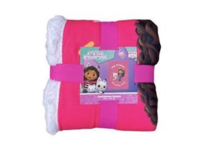 - Gabby's Poppenhuis Gabby's Dollhouse fleeceplaid 100x150cm