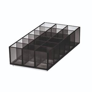 IDesign  Lipstick Organizer met 18 Vakken, 20.3 x 10.2 x 5.1 cm, Smok