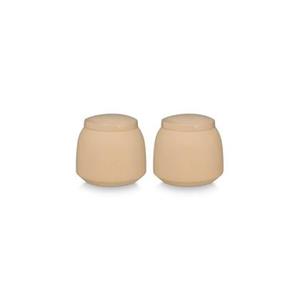 Vtwonen  Opbergbox - Opbergen - Geel - Metaal - 12x10cm - Set van 2