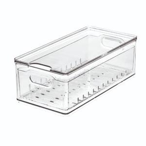 IDesign  Opbergbox voor Fruit, Groot, 15.2 x 30.5 x 10.7 cm, Kunststo