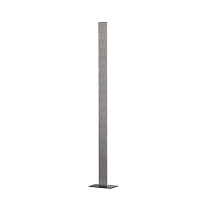 FISCHER & HONSEL LED vloerlamp Aluro, metaal, nikkelkleurig, CCT, dimbaar