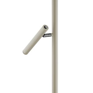 HELL LED vloerlamp Streak, 2-lamps met dimmer, zand
