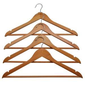 SPACEO Hanger Fsc Hout Set Van 4 