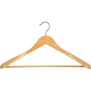 SPACEO Hanger Fsc Hout Met Schouders Nature
