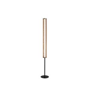 Searchlight Thread LED vloerlamp, goudkleurig, dimbaar in 3 stappen, staal