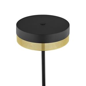 HELL LED vloerlamp Mesh met dimmer, zwart/goud